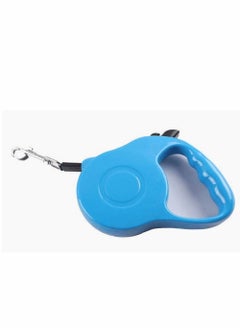 SYOSI Pet Lead Leash Extendable Dog Leads Retractable 16ft/5m with Easy Instant Retraction for Dogs Cats and other Pet under 80lbs/35kg(Blue)  - Image 2