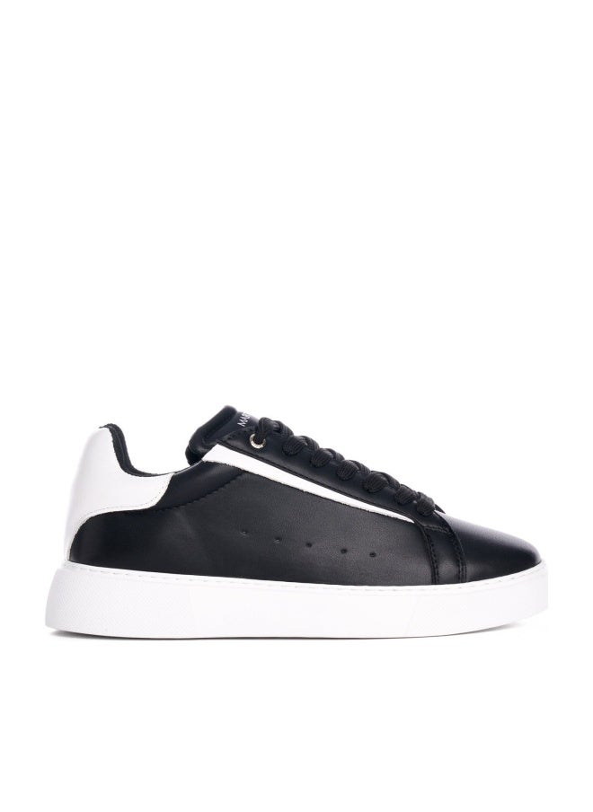 Martin Valen Axino Men's Casual Black Sneakers With White Details - Image 1