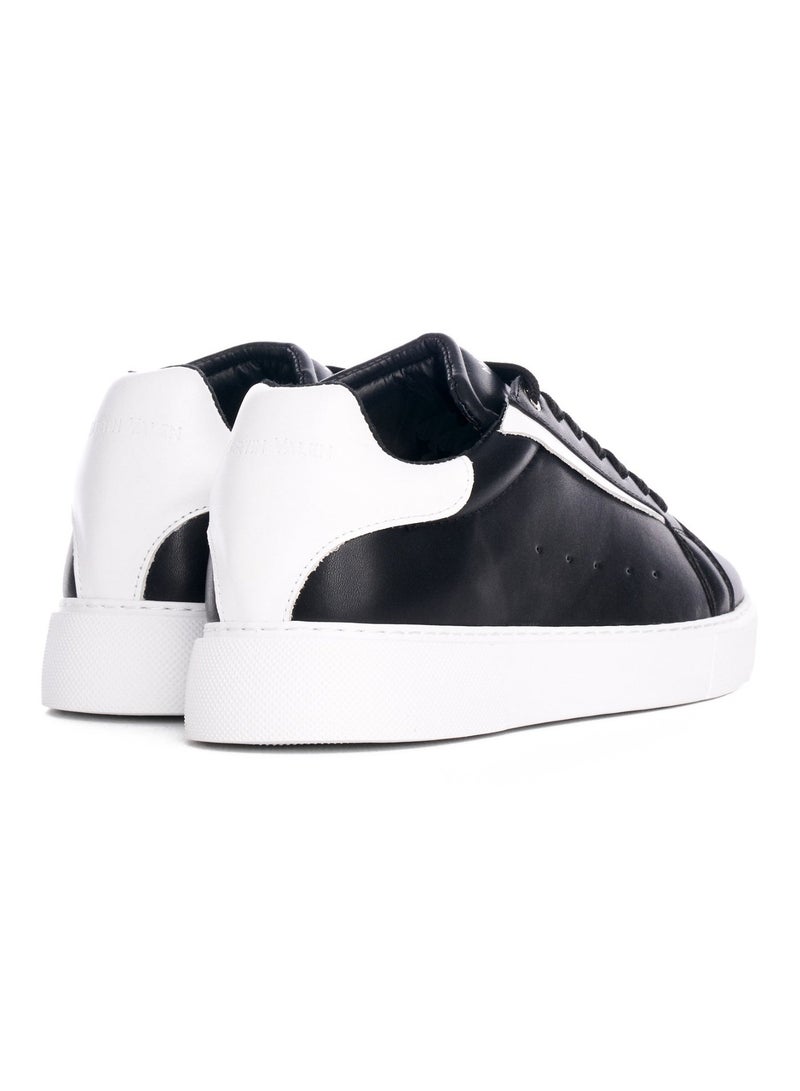 Martin Valen Axino Men's Casual Black Sneakers With White Details - Image 2