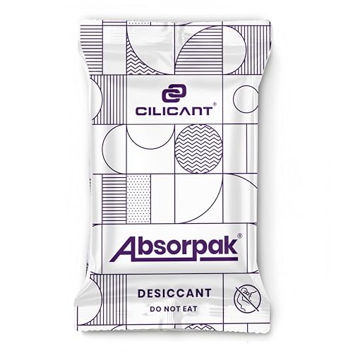 CILICAnT Absorpak Desiccant Packs for Storage Silica Gel Packets Moisture Control 200 pcs Medium5g each Silica Packets for Shoes Clothes Electronics Moisture Absorbers for Food Pantries Households - Image 1