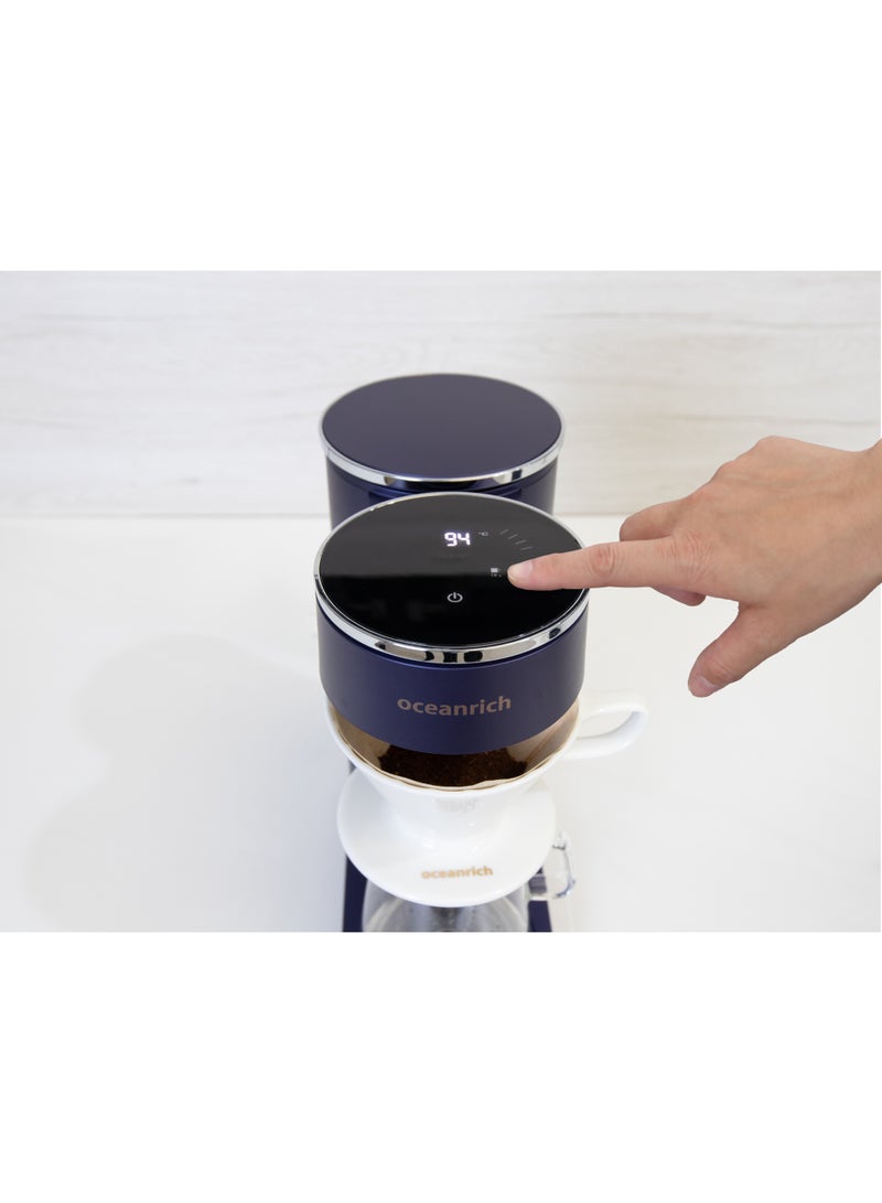 Oceanrich CM1 Rotated Pour Over Coffee Maker Dual Rotating Adjustable Temperature Blooming V-60 Coffee Maker - Image 3