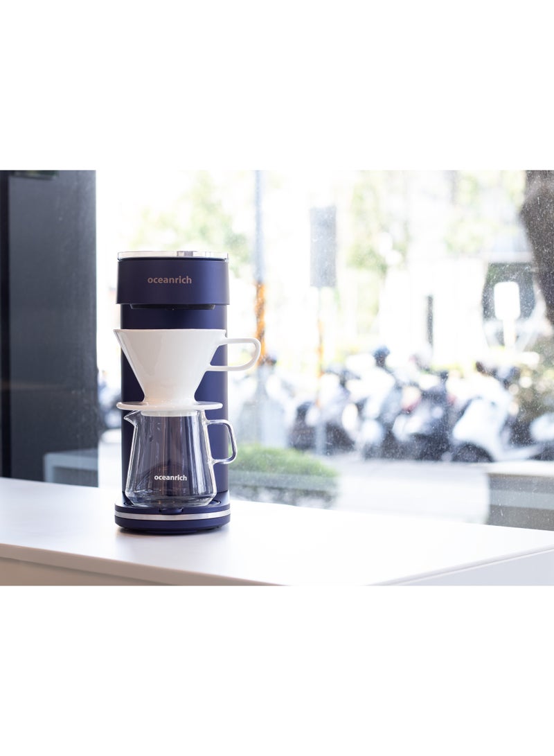Oceanrich CM1 Rotated Pour Over Coffee Maker Dual Rotating Adjustable Temperature Blooming V-60 Coffee Maker - Image 4