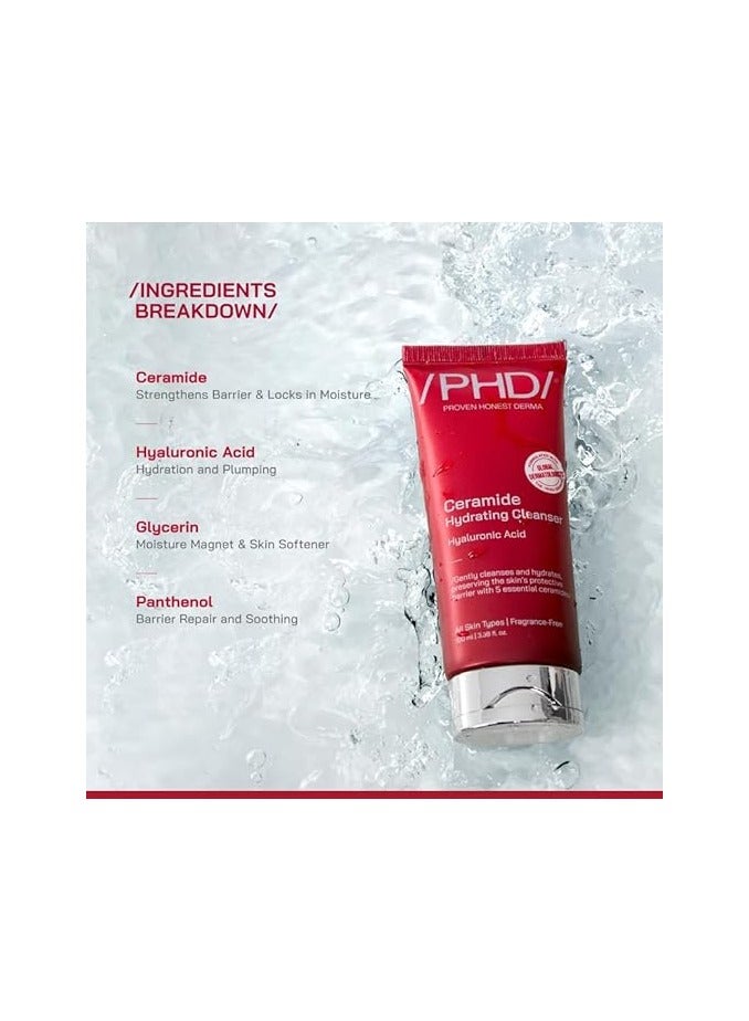 PHD Ceramide Hydrating Cleanser 100ml - Image 2