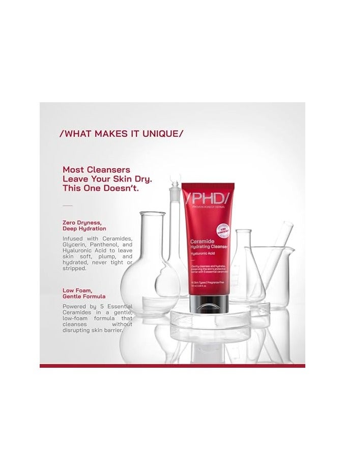PHD Ceramide Hydrating Cleanser 100ml - Image 5