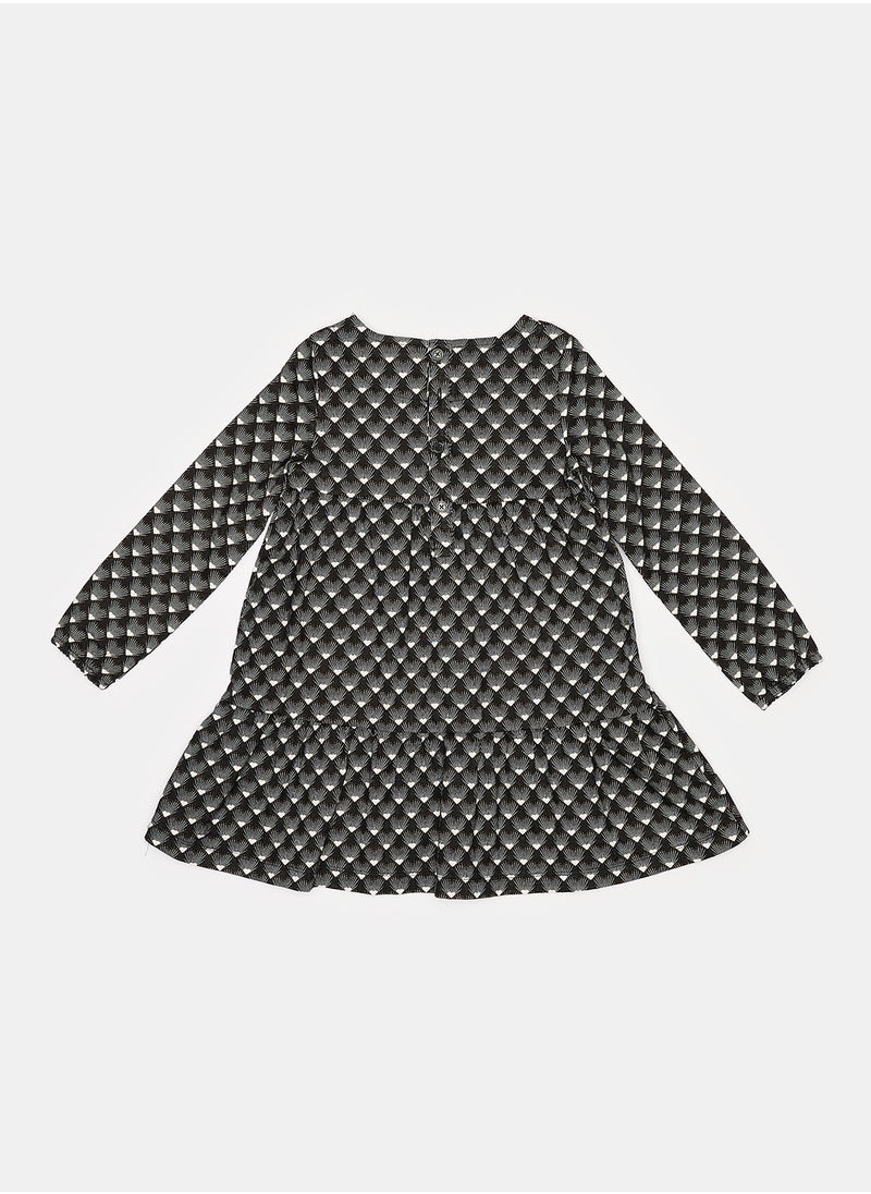 Okaidi Black Dresses for Girls  - Image 2