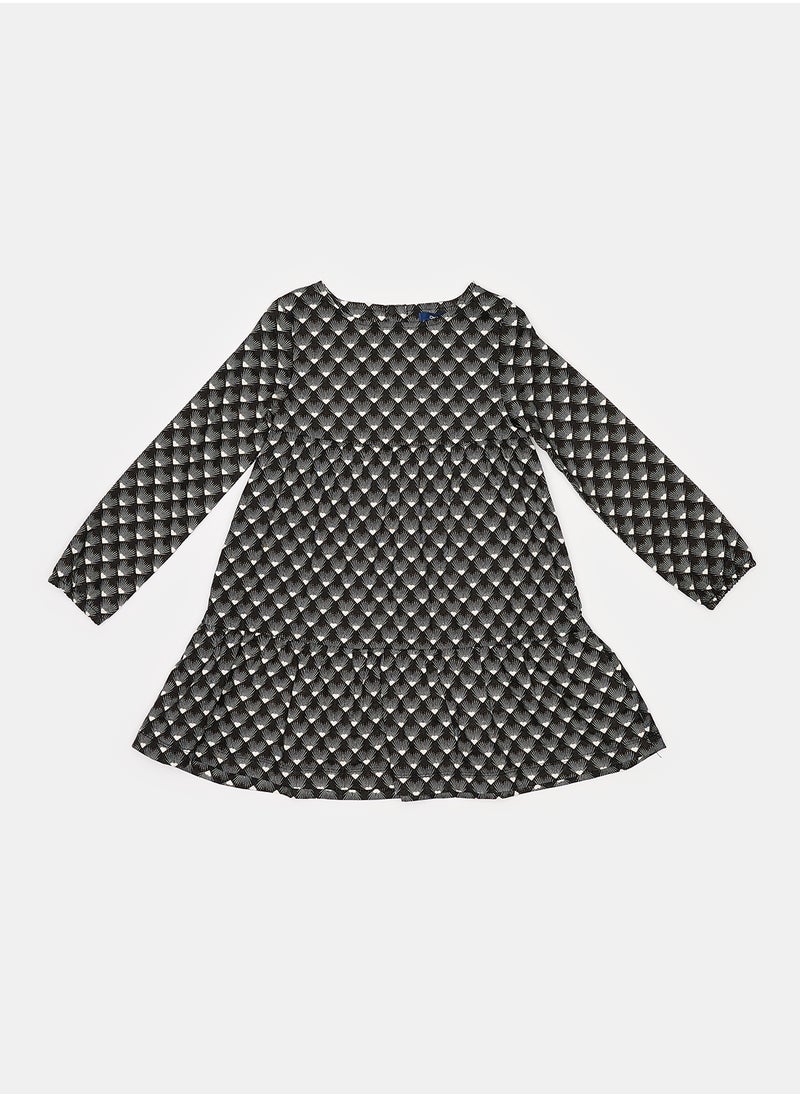 Okaidi Black Dresses for Girls  - Image 1
