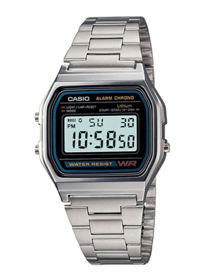 CASIO Unisex Vintage Series Digital Watch A158WA-1DF - Image 1