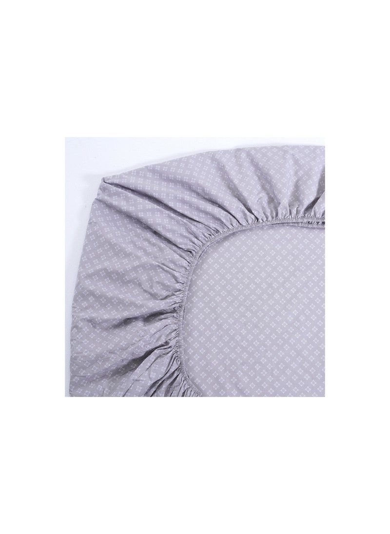 Pan Home - Minerva Fitted Sheet 200x200+33cm-natural - Image 1