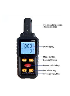 Generic Emf Detector Tester, ,Electromagnetic Field Radiation Detector, Handheld Digital LCD EMF Reader Measure with Sound Light Alarm, Ghost Hunting Equipmetent  - Image 3