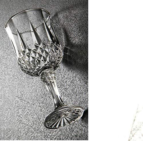 EZALLA Elegant Red Wine Glass Crystal Clear Wine Glasses Set 220 ml pak of 6 - Image 3
