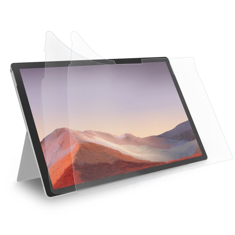 SSSÂ·GRGB [2 Pack Paperfeel Screen Protectors for 12.3" Microsoft Surface Pro 7/6/5/4, Write Draw and Sketch with Surface Pen Like on Paper Anti-Fingerprint and Anti Glare with Easy Installation Kit - Image 1