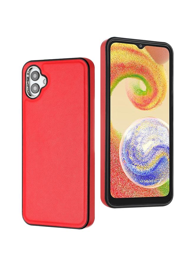 S-TOP Case For Samsung Galaxy A04E / F04 / M04 Leather Texture Full Coverage Phone Case - Image 2