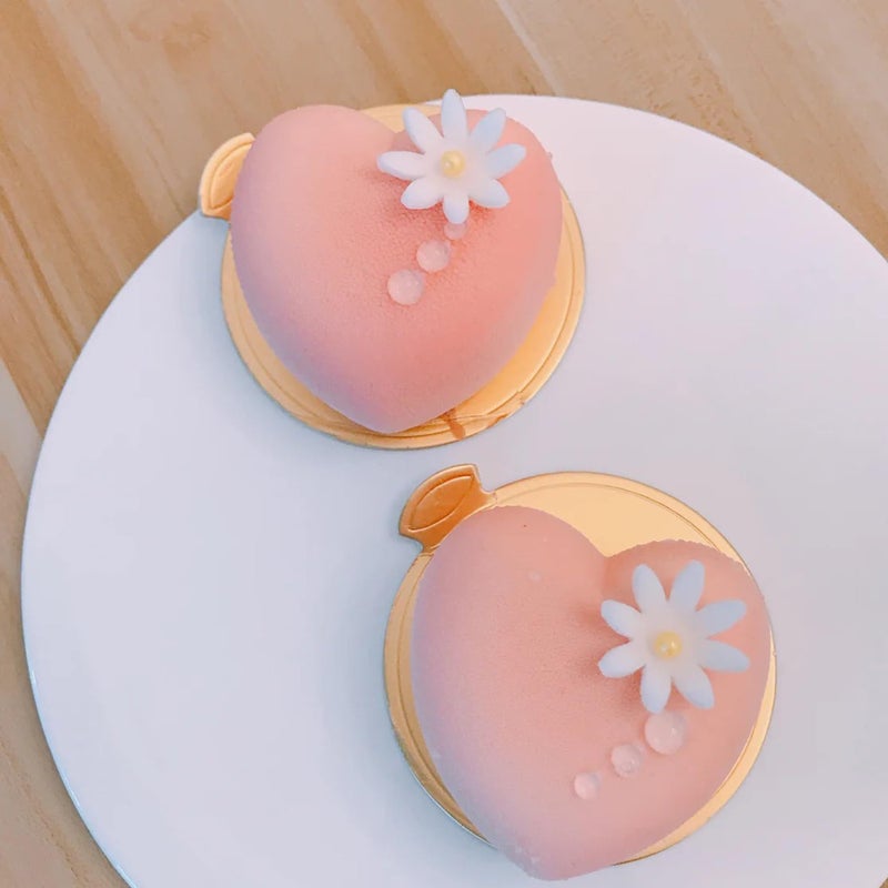UOUYOO 6 Holes Heart Shaped Silicone Mold For Chocolate Cake Jelly Pudding Valentine's Day - Image 5