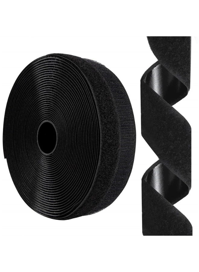 Bukela Hook and Loop Tape, Hook Loop Strips with Adhesive Heavy Duty, 8m Double Sided Hook Loop Rolls, velcro tape, 3mm Wide Nylon Self Adhesive Heavy Duty Strips for Home, School, Office, Crafting - Image 1