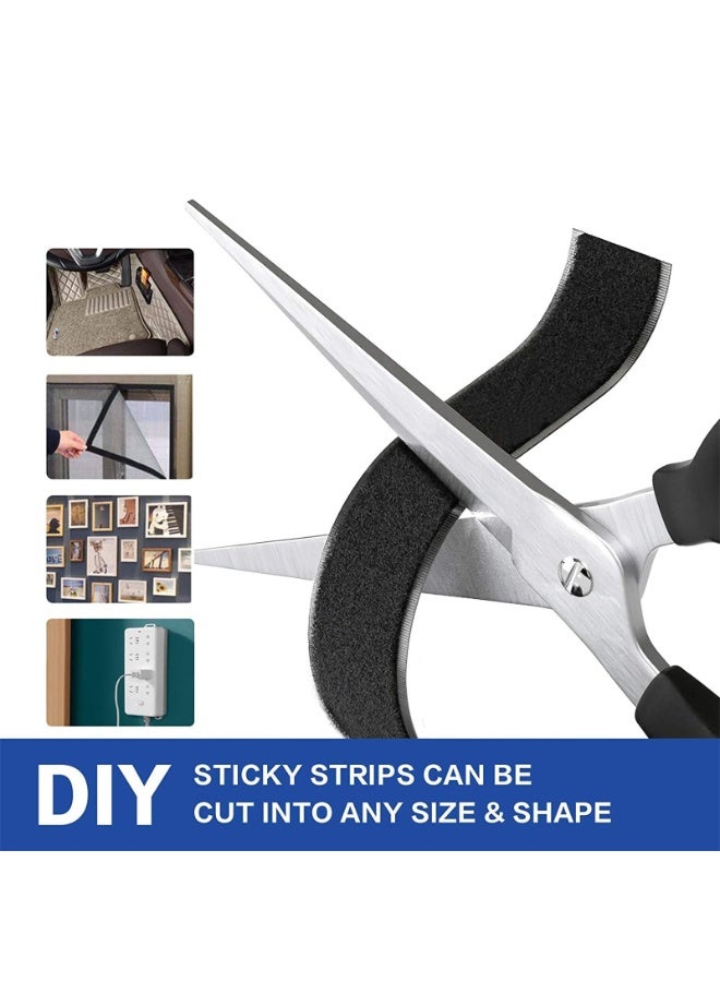 Bukela Hook and Loop Tape, Hook Loop Strips with Adhesive Heavy Duty, 8m Double Sided Hook Loop Rolls, velcro tape, 3mm Wide Nylon Self Adhesive Heavy Duty Strips for Home, School, Office, Crafting - Image 3