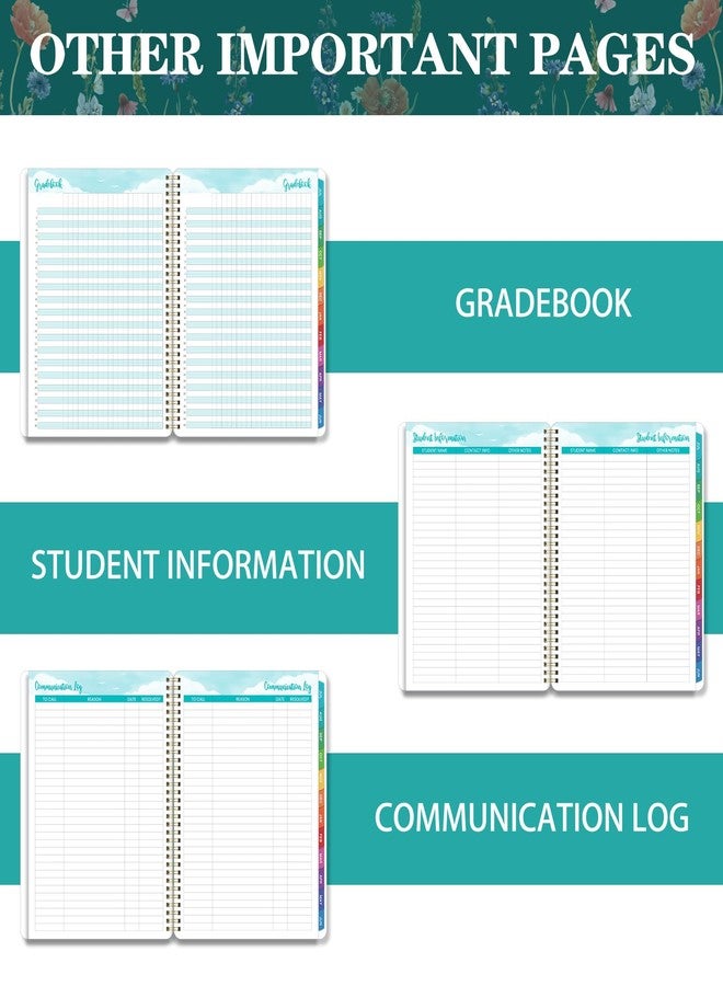 Planrage Teacher Planner - 8.3" x 11", Planner Weekly & Monthly Lesson Plan Book for Teachers - Image 5