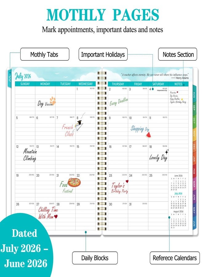 Planrage Teacher Planner - 8.3" x 11", Planner Weekly & Monthly Lesson Plan Book for Teachers - Image 3