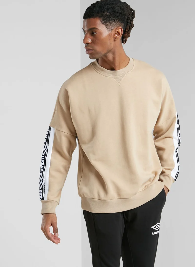umbro Taped Drop Shoulder Sweatshirt