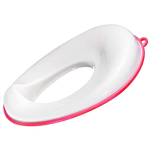 Zeinwap Potty Training Seat for Boys And Girls, Fits Round & Oval Toilets, Non-Slip with Splash Guard, Includes Free Storage Hook (Pink) - Image 2