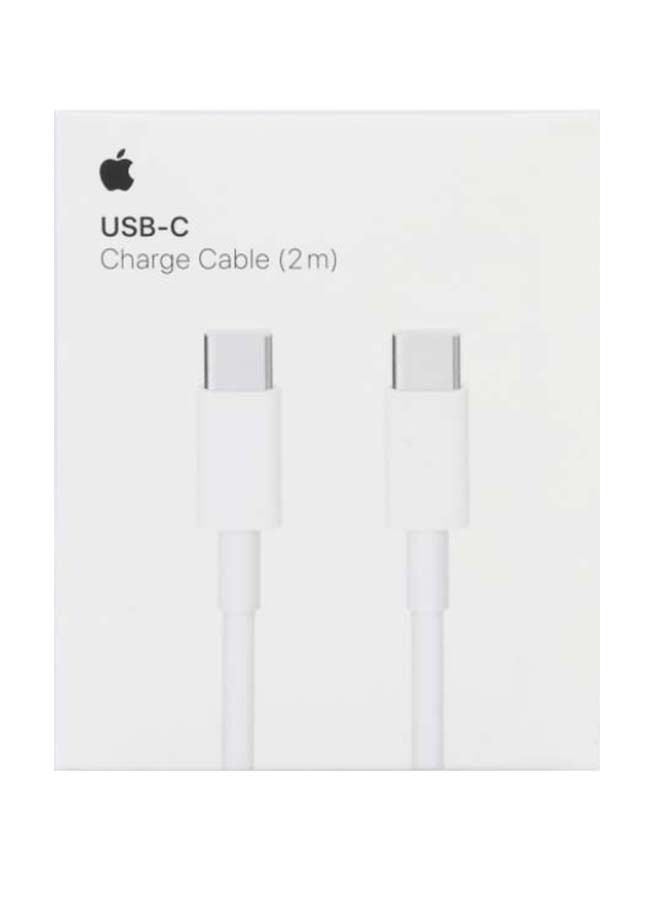 ابل  كابل شحن بمنفذ USB-C بطول (2 م) أبيض - Image 2