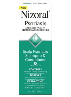 Nizoral Scalp Psoriasis Shampoo & Conditioner, 11 Ounce  - Image 1