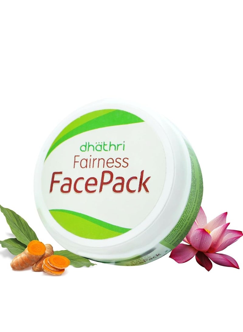 Dhathri Fairness Ayurvedic Face Pack for Glowing Skin Brightening Face Pack  50g - Image 1