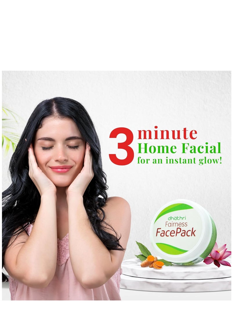 Dhathri Fairness Ayurvedic Face Pack for Glowing Skin Brightening Face Pack  50g - Image 2