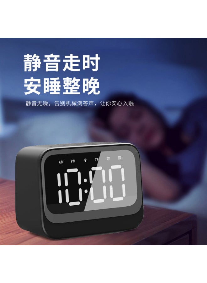 AFK Bluetooth Speaker Mini Clock Alarm Clock Plug-in Bluetooth Speaker - Image 2