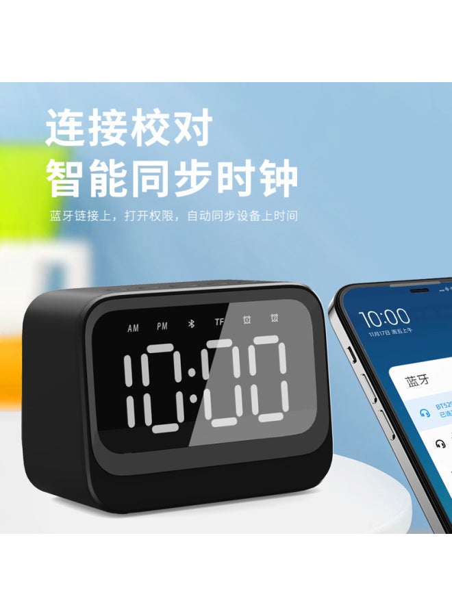 AFK Bluetooth Speaker Mini Clock Alarm Clock Plug-in Bluetooth Speaker - Image 4