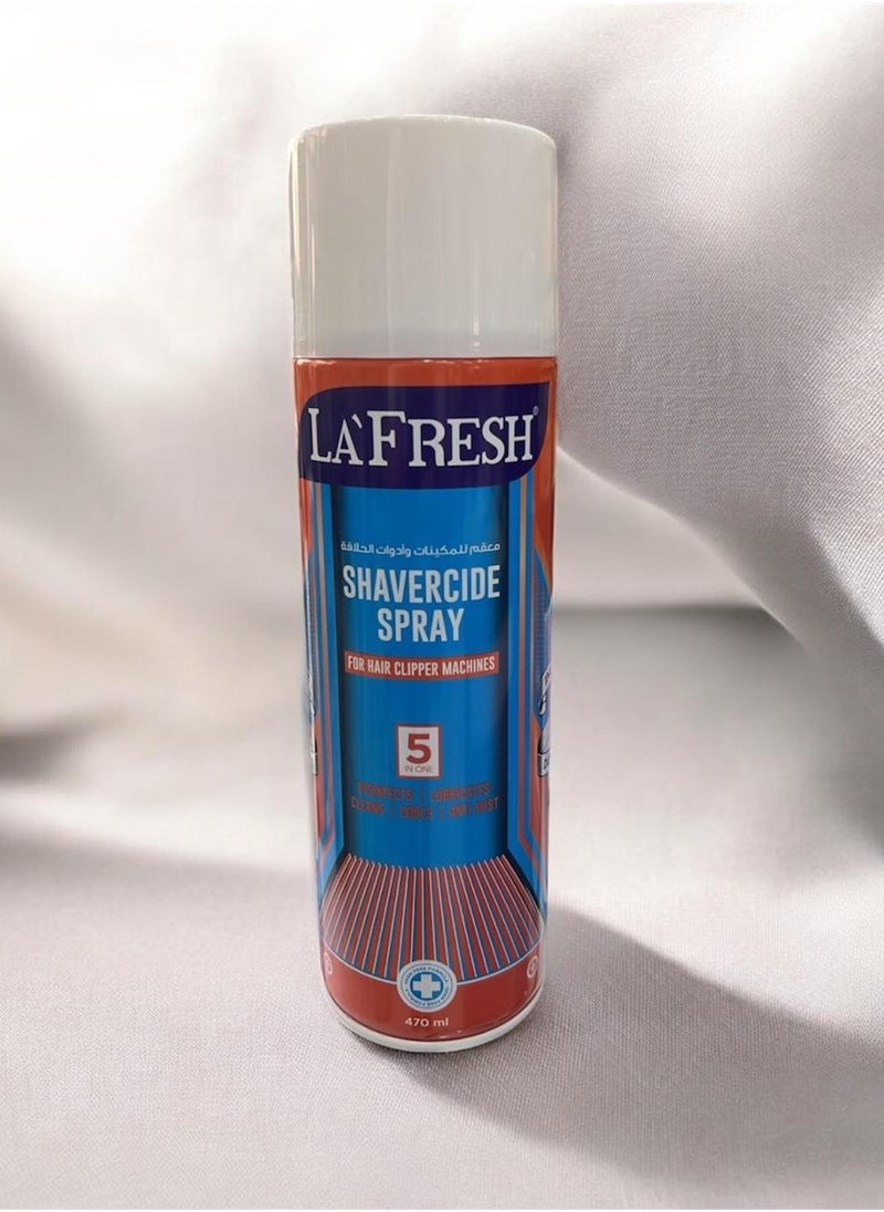 LA FRESH - Shavercide Sterilizer Spray for hair clipper machines 470 ml - Image 1