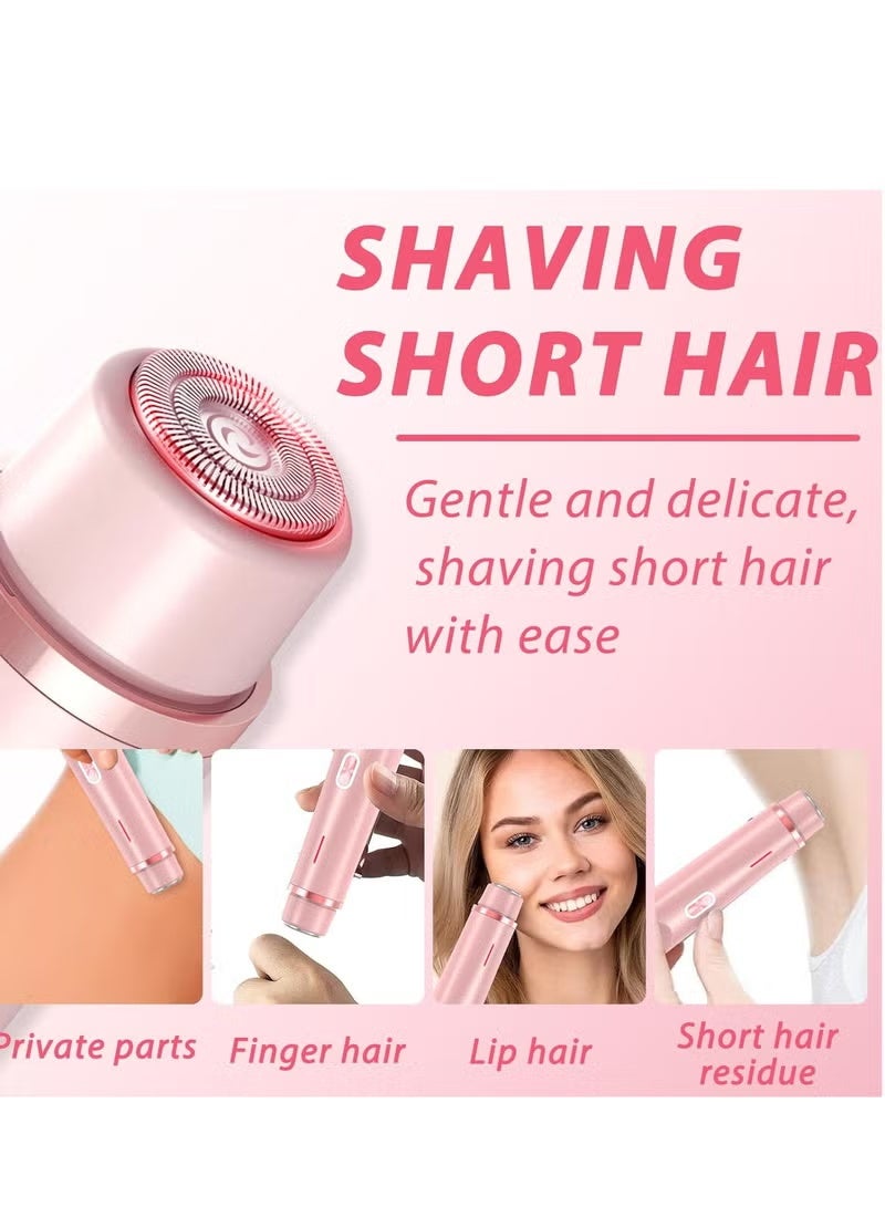 ماكينة حلاقة جلو أورا للنساء، ماكينة حلاقة جلو أورا الكهربائية، ماكينة حلاقة جلو أورا ثنائية الرأس 2 في 1، ماكينة حلاقة جلو أورا للبكيني، ماكينة حلاقة جلو شيف للجسم للنساء - Image 3