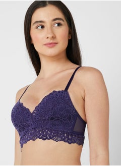 Lace Insert Bra