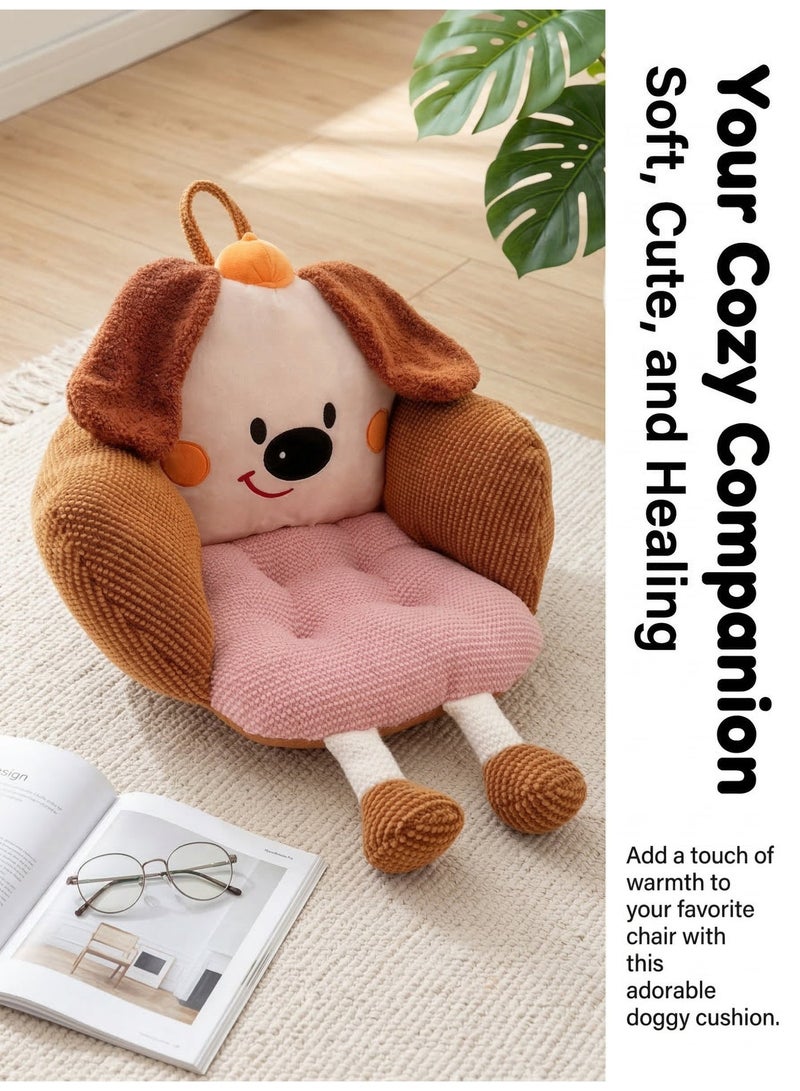 Cartoon animal backrest cushion, thick and soft backrest and seat cushion, furniture decoration sofa with anti-slip design, cute cushion. - Image 1