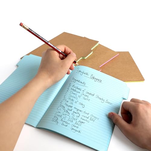 Suck UK | A5 Notebook With Dividers | Exercise Book With Annotation Tabs | Study Essentials Set Of 4 Notepads A5 | Study Notebook & Revision Stationary | Organiser & School Notebooks | Kraft - Image 2