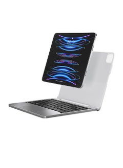 Brydge iPad 12.9" (inches) Snap-On Wireless Keyboard & Magnetic Cover BRYDGE BRY6021-D - Silver  - Image 1