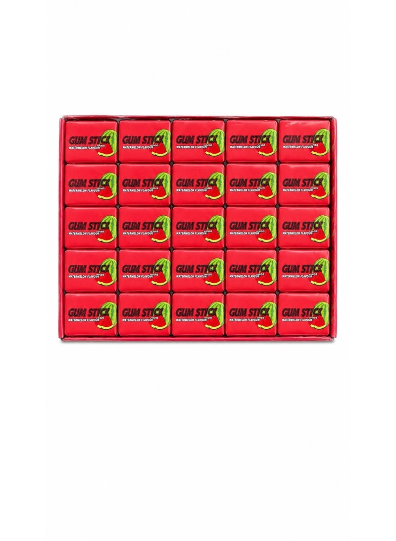 Batook Watermelon Flavoured Chewing Gum Sticks – Pack of 12 | Juicy & Refreshing Long-Lasting Chew | Sweet Fruit Candy for Kids & Adults, Travel-Friendly Snack - Image 4