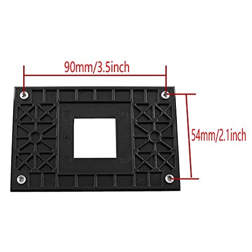 AXLIZER AM4 mounting Bracket 2Sets CPU Cooler Fan Heatsink Motherboard Retention Mounting Bracket for AM4 B350 X370 A320 X470 Black - Image 3