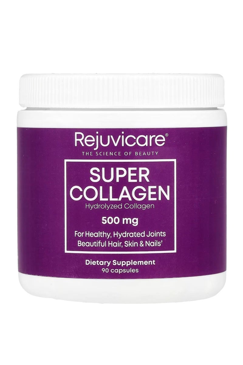REJUVICARE Super Collagen 500 mg 90 Capsules - Image 1