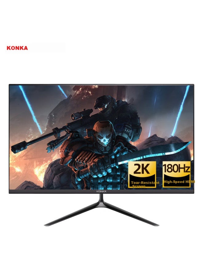 Konka 27-inch Monitor, 2k, 180hz, Freesync, Low Blue Light, Flicker-free, Fast Ips, Gaming Display, Km2721 - Image 1