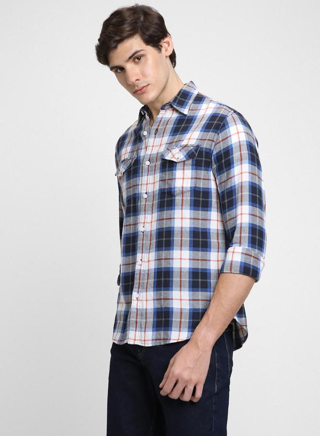 Dennis Lingo Dennis Lingo Checked Long Sleeves Casual Shirt  - Image 3
