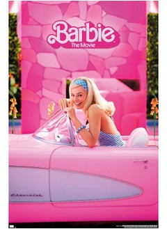 Trends International Mattel Barbie The Movie - Barbie Car Wall Poster  - Image 3
