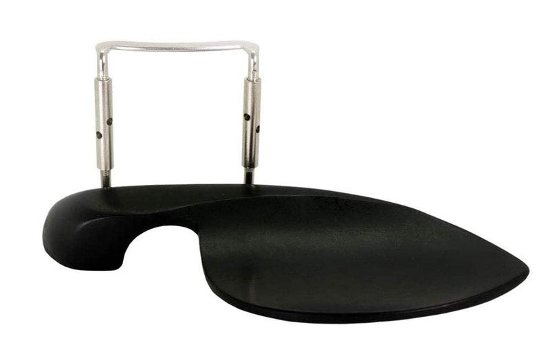 Jiayouy Violin Ebony Chin Rest with Standard Bracket for 1/4 Violin - Center Mount - Image 3