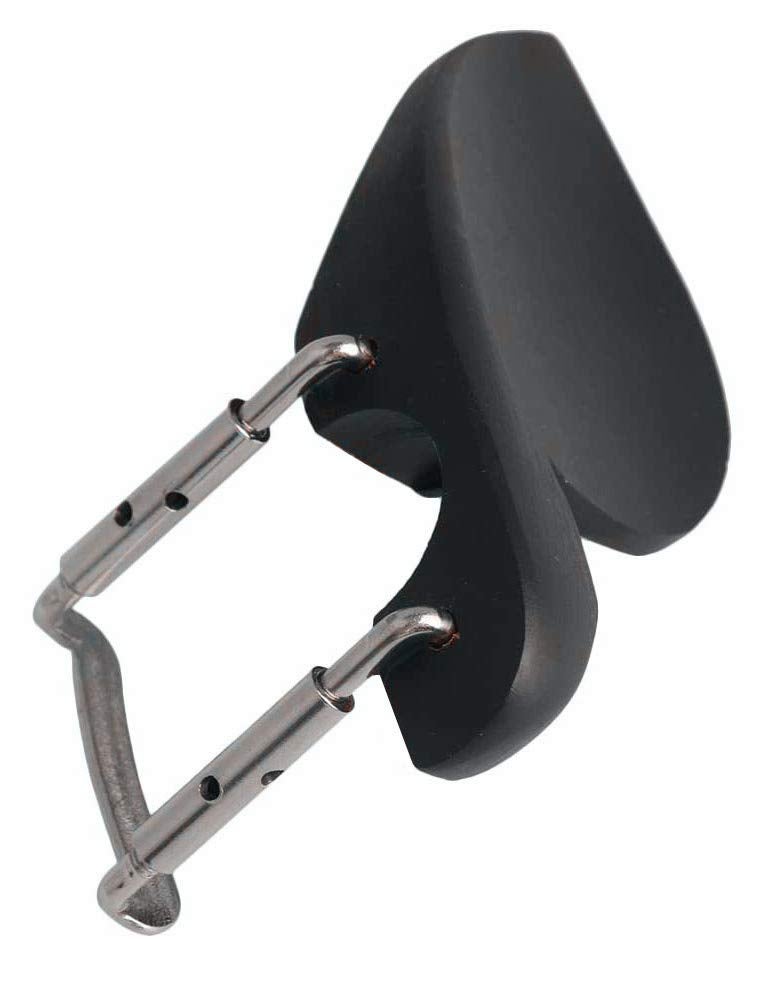 Jiayouy Violin Ebony Chin Rest with Standard Bracket for 1/4 Violin - Center Mount - Image 2