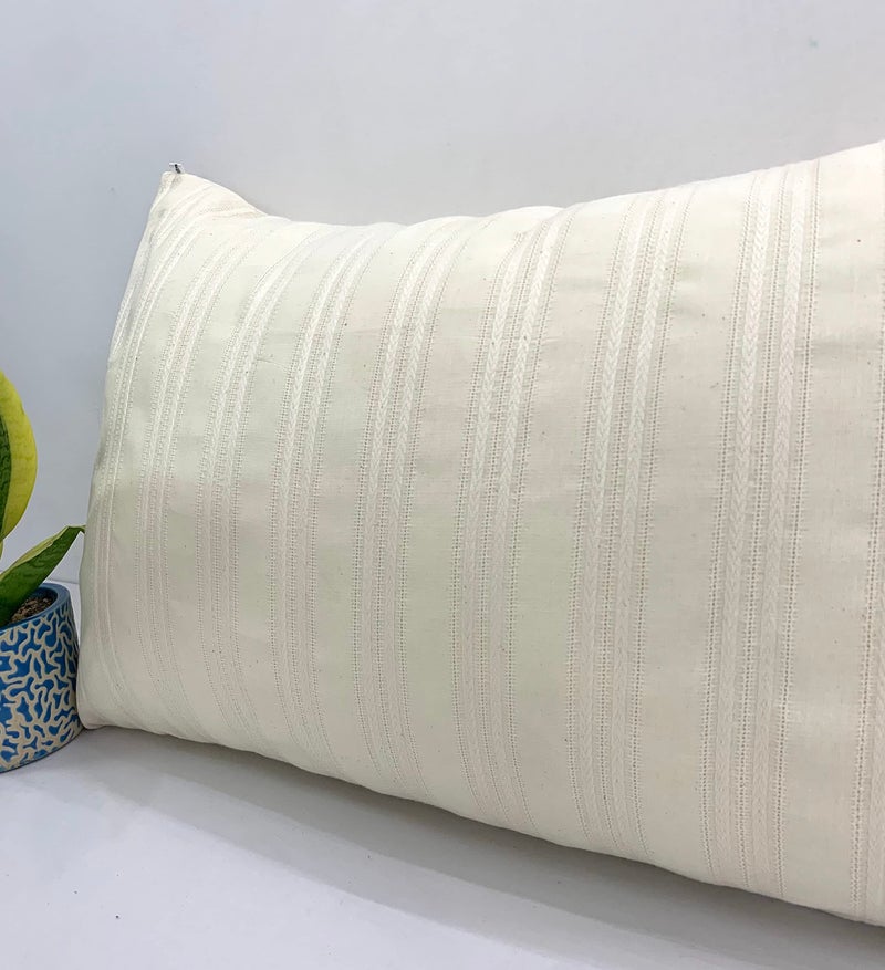 Sleepy Threads Pillow Covers | Set of 2 | 27x18 Inches - Super Soft & Luxurious with Wooden Button Closure, Self-Design Mesh Pattern - 45x68 cm - Image 5
