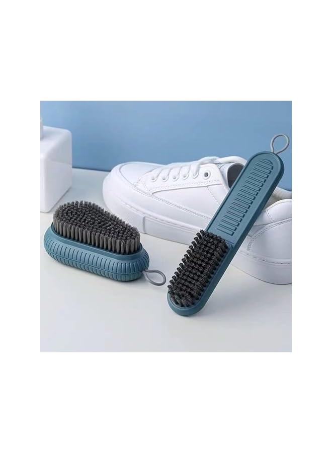 promass Cleaning Brush, Soft Brush, Laundry Scrub Brush Clothes Underwear Shoes Scrubbing Brush, Easy to Grip Household Cleaning Brushes Tool for Countertops Bathtubs (Blue) - Image 5