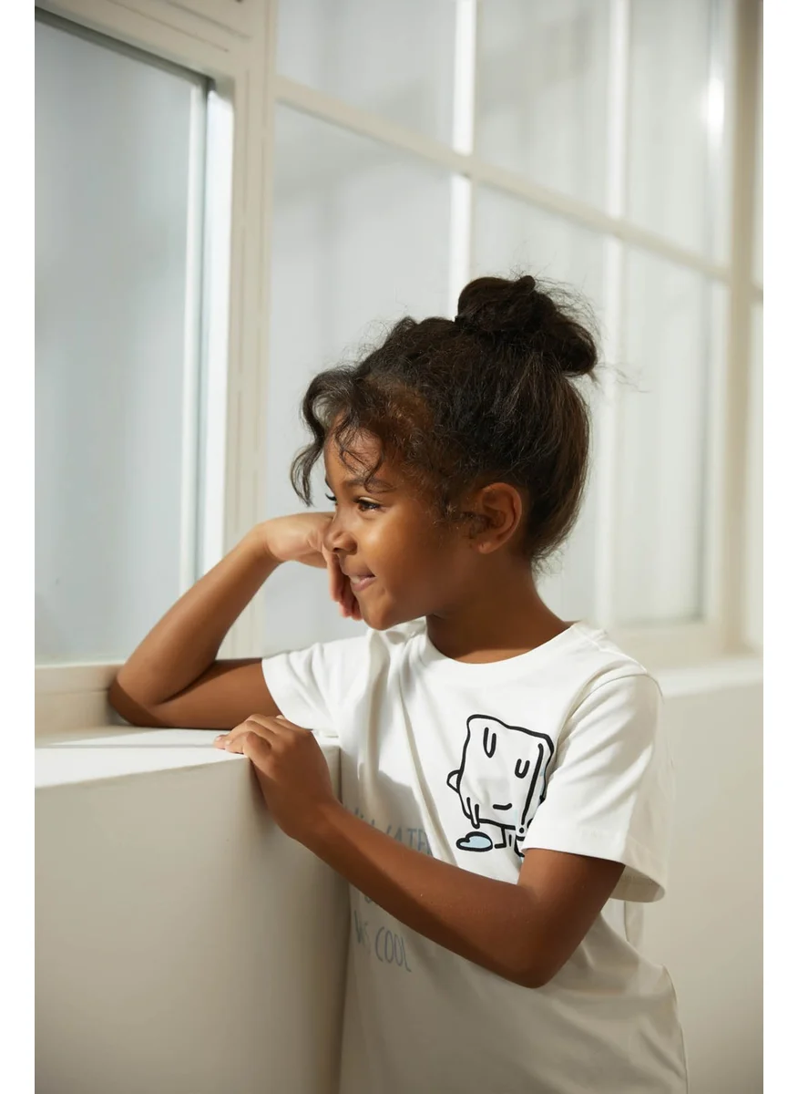 Hays Girls Cotton Short Sleeve Long Pajama Set