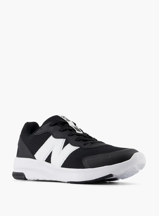 New Balance Boys' Logo Print Lace-Up Sports Shoes