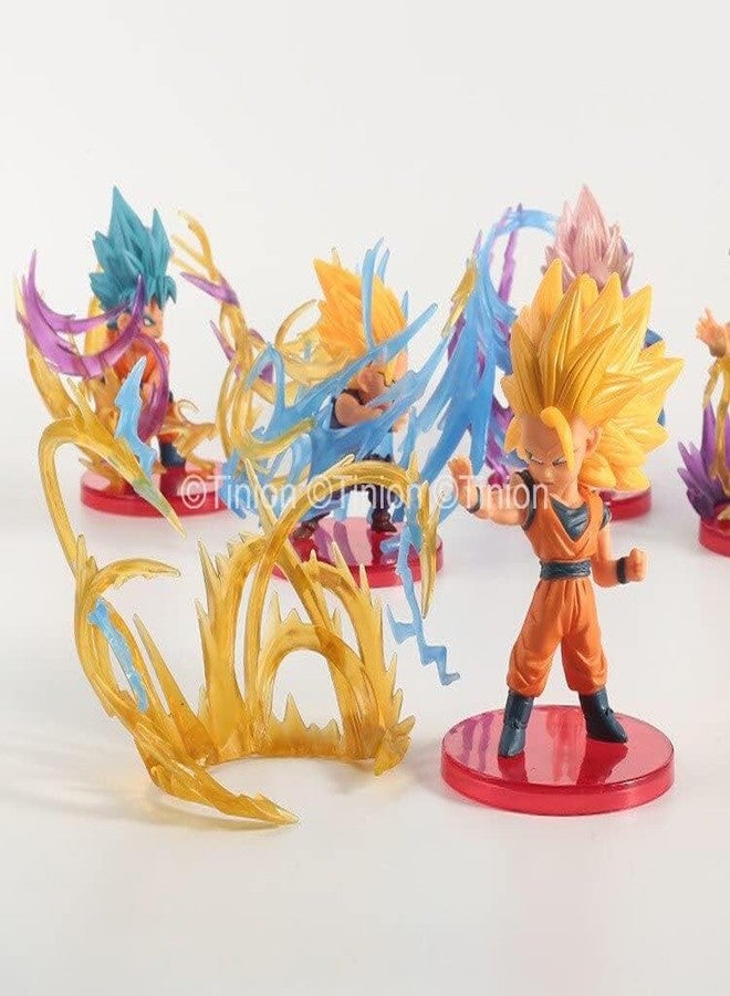 Abelestore Action Figure- Miniature Toy Figure (Doll) Special Edition for Car Dashboard, Decoration, Cake, Office Desk & Study Table (Pack of 1) (Goku Set-2) - Image 4