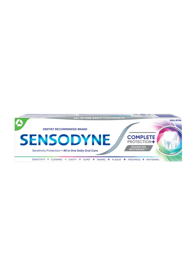 Sensodyne Advanced Complete Protection+ Whitening Toothpaste for Sensitive Teeth - Image 1