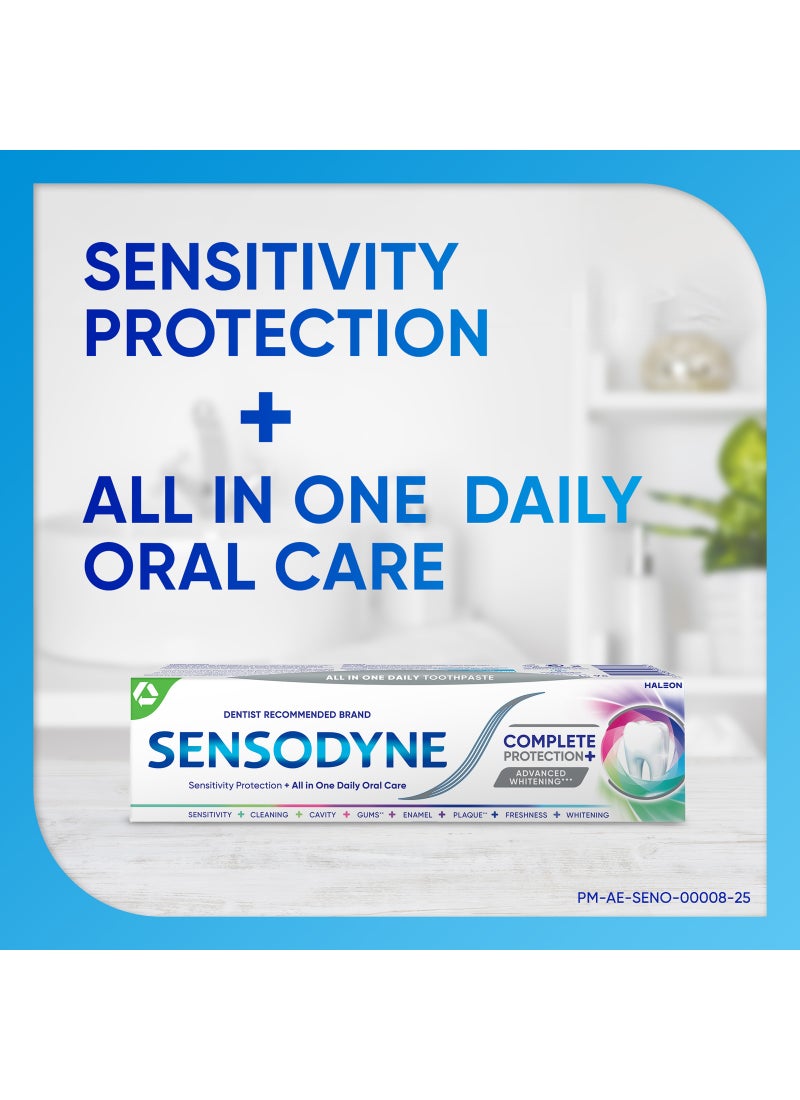 Sensodyne Advanced Complete Protection+ Whitening Toothpaste for Sensitive Teeth - Image 4